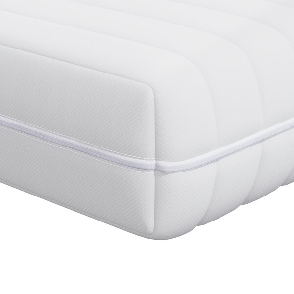 vidaXL Matelas Blanc 140 x 190 cm Polyester
