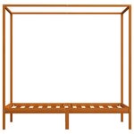 vidaXL Cadre de lit à baldaquin sans matelas bois massif 90x200 cm