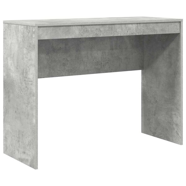 vidaXL Bureau Gris béton 100 x 40 x 76 cm
