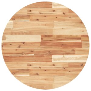 vidaXL Dessus de table rond Ø70x4 cm bois massif d'acacia