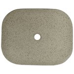 vidaXL Vasque à poser gris/noir rectangulaire 48x37 5x13 5cm céramique