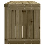 vidaXL Banc de jardin extensible 212 5x40 5x45 cm bois de pin imprégné