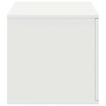 vidaXL Armoire de rangement Blanc 127 x 41 x 40 cm Bois d'ingénierie