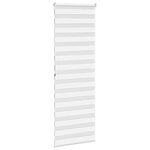 vidaXL Store zèbre blanc 75x200 cm largeur du tissu 70 9 cm polyester