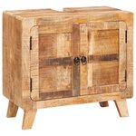 vidaXL Cabinet de salle de bain avec étagère avec stockage avec porte
