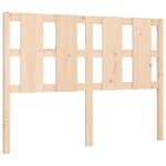 vidaXL Cadre de lit sans matelas 140x200 cm bois massif de pin