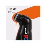 Marqueur à pigment pcm22 mop'r  noir posca