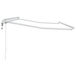 vidaXL Cadre d'Auvent Électrique Rétractable 4x2 cm Métal