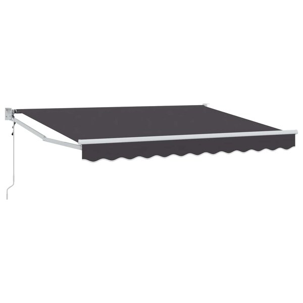 vidaXL Auvent rétractable électrique Anthracite 3 x 2 m