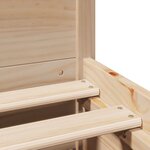 vidaXL Cadre de lit sans matelas 200x200 cm bois massif de pin