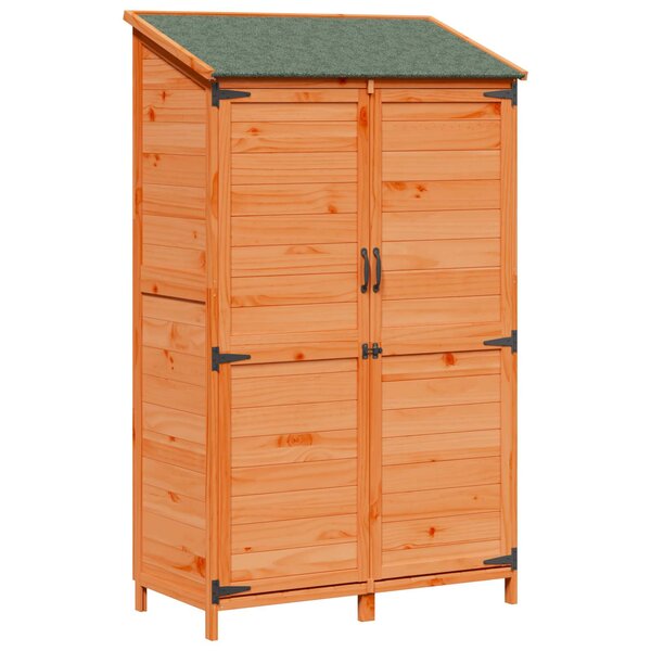 vidaXL Abri de jardin Marron 106 5 x 56 x 176 cm Bois de Sapin Massif