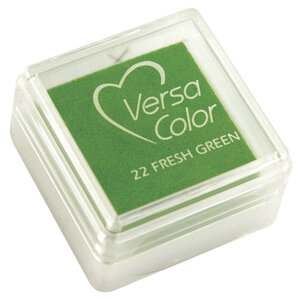 Tampon encreur "Versacolor" vert gazon 2 5x2 5 cm