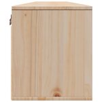 vidaXL Armoires murales 2 Pièces 100x30x35 cm Bois de pin massif