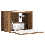 vidaXL Meuble TV mural Bois Ancien 60 x 31 x 29.5 cm Bois d'ingénierie