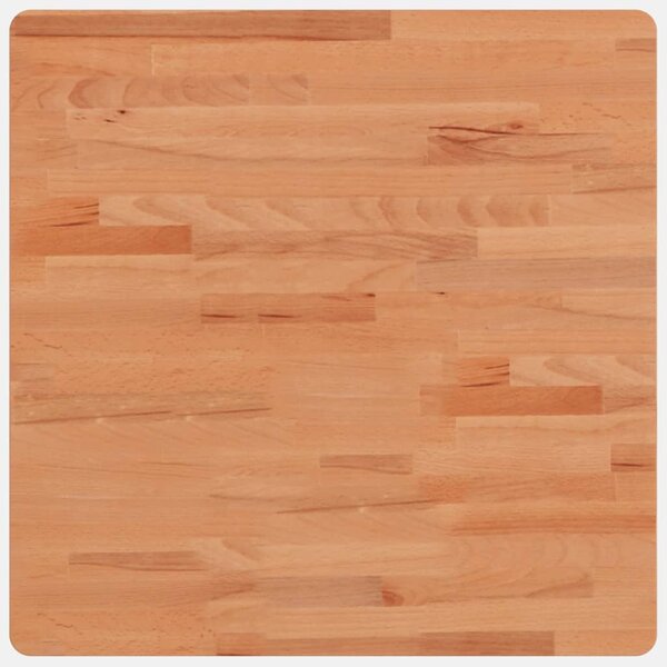 vidaXL Dessus de table 60x60x1 5 cm carré bois massif de hêtre