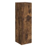 vidaXL Ensemble de meuble TV mural Montage mural 6 Pièces Chêne fumé