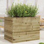 vidaXL Jardinière 90x60x68 5 cm bois de pin imprégné
