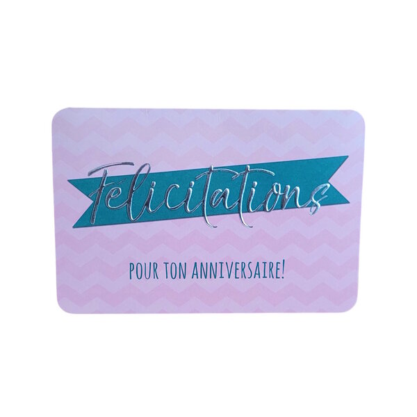 Carte De Voeux - Anniversaire - Félicitations Pour Ton Anniversaire