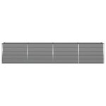 vidaXL Jardinière Gris clair 480 x 50 x 45 cm Acier galvanisé