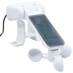 vidaXL Auvent automatique avec capteur de vent et LED 400x350 cm Crème