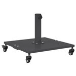 vidaXL Pied de parasol Gris foncé 45 x 45 x 31 5 cm