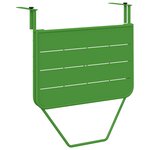 vidaXL Table de balcon pliable verte 60x40 cm Acier