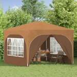 vidaXL Tente de fête pop-up 290 x 290 x 245 cm Beige