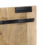 vidaXL Tête de lit 140 cm bois de manguier brut massif