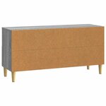vidaXL Meuble TV 102 x 34 5 x 50 cm Sonoma gris Bois d'ingénierie