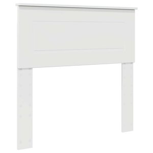 vidaXL Tête de lit Blanc Brillant 100 cm Bois d'ingénierie