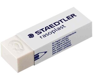 Gomme en plastique Rasoplast 526 B30 blanc STAEDTLER