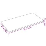 vidaXL Tête de lit murale 12 Pièces Bleu Velours