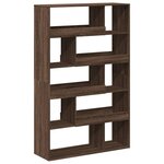vidaXL Cloison de séparation chêne marron bois d'ingénierie
