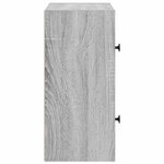 vidaXL Bibliothèque sonoma gris 40x24x52 cm bois d'ingénierie