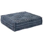 vidaXL Coussin 2 Pièces Bleu 70 x 70 x 54 cm Polyester