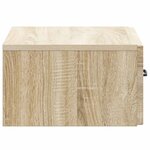 vidaXL Cabinet de chevet mural Chêne Sonoma 49 x 34 5 x 20 cm