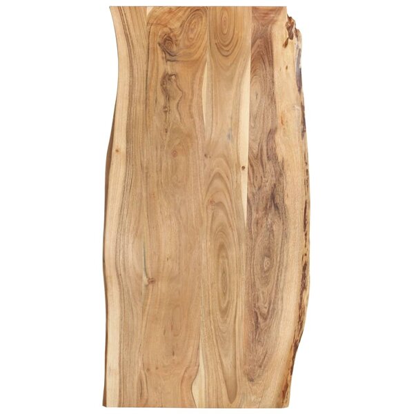 vidaXL Dessus de table Bois d'acacia massif 118x(50-60)x2 5 cm