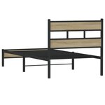 vidaXL Cadre de lit sans matelas chêne sonoma 80x200 cm
