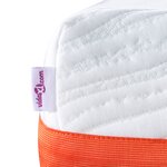 vidaXL Matelas Blanc  Gris 80 x 160 cm Mousse