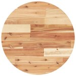 vidaXL Dessus de table rond Ø50x4 cm bois massif d'acacia