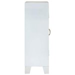 vidaXL Buffet blanc 55x30x90 cm bois massif d'acacia