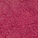 vidaXL Jeu de tapis de salle de bain 3 Pièces Tissu Fushsia