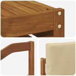 vidaXL Ensemble de canapés d'extérieur 6 Pièces Naturel et Beige