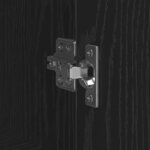 vidaXL Haut Armoire Chêne noir 62 x 36 x 121 5 cm Bois d'ingénierie