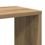 vidaXL Bibliothèque/Séparateur de pièce chêne artisanal 60x24x186 cm