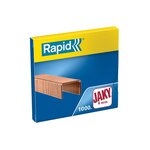 Boite de 1000 Agrafes Jaky 6 cuivré RAPID