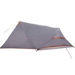 vidaXL Tente de camping à dôme 4 personnes orange imperméable