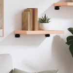 vidaXL Étagère murale 40x20x4 cm bois de chêne massif non traité