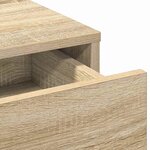 vidaXL Table de Toilette avec tiroir Chêne Sonoma 50 x 41 x 135 cm