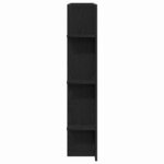 vidaXL Meuble TV Chêne noir 152 x 22 x 113 cm Bois d'ingénierie